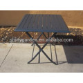 Table pliante portative en aluminium